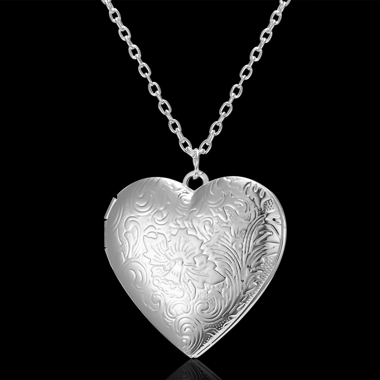 Carved Design Love Necklace