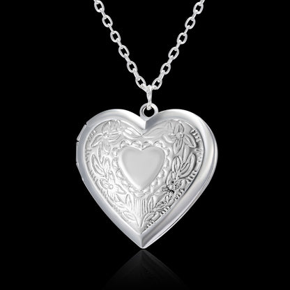 Carved Design Love Necklace