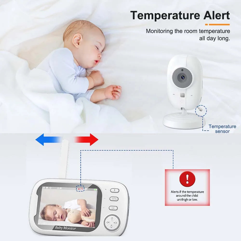 Video Baby Monitor Night Vision Video Surveillance Cameras